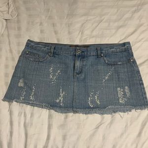 Denim Mini Skirt